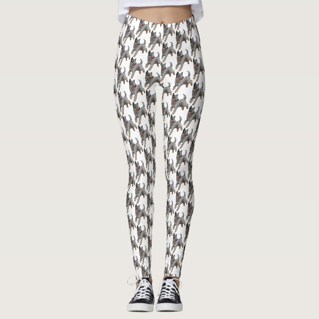 Leggings Léggines de chien de bétail australien (Devant)