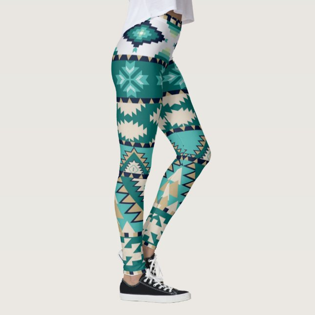 Leggings Leggings/Motif aztèque d'origine américaine (Droite)