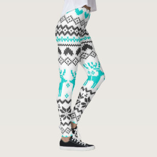Leggings Leggings/Reindeers et Coeurs de Noël
