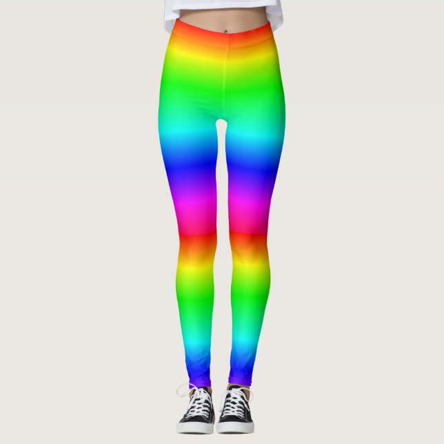 Leggings Leggins arc-en-ciel (Devant)