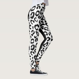 Leggings Leggins blancs noirs de Jaguar