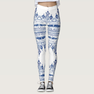 Leggings Leggins de bleu de Bohem