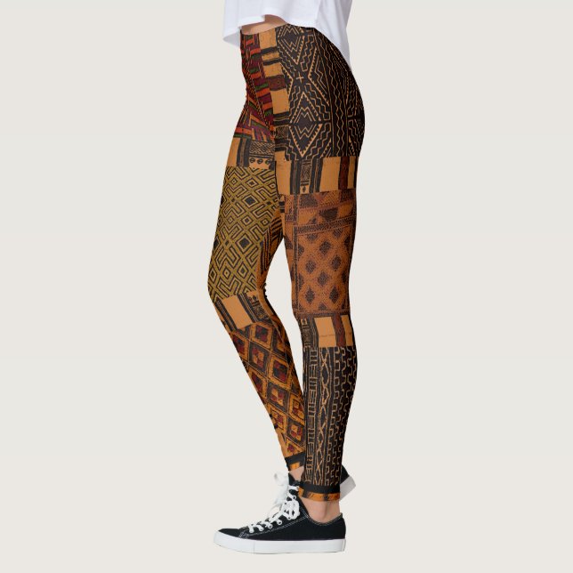 Leggings Leggins de designers africains (Gauche)