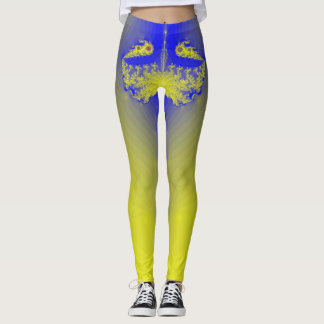 Leggings Leggins de style révolutionnaire jaune