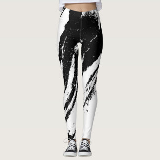 Leggings Legs AlwaysAbstrkt Blk/Wht III