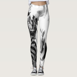 Leggings Legs d'impression MVB Zebra