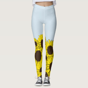 Leggings Legs du ciel bleu de tournesol