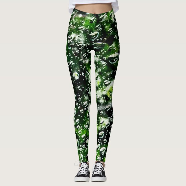 LEGGINGS LÉGUMES DE VIBE DE LA PLUIE (Devant)