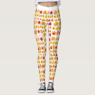 LEGGINGS LÉGUMES IMPRIMÉES FEUILLES