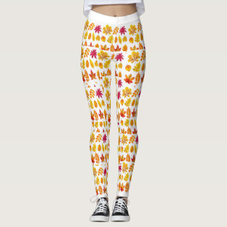 LEGGINGS LÉGUMES IMPRIMÉES FEUILLES