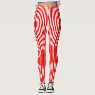 LEGGINGS LÉGUMES ROUGES ET BLANCS