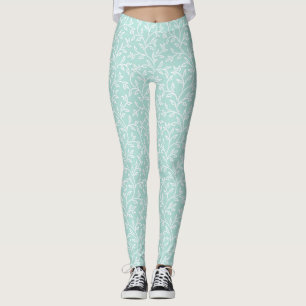 Leggings Légumineuses à feuilles florales