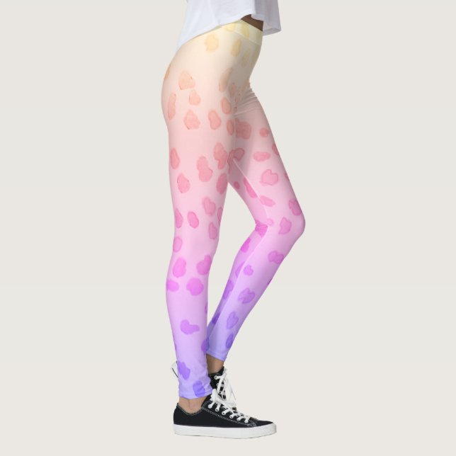 Leggings Légumineuses à léopard des neiges (Droite)