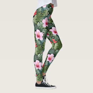 Leggings Légumineuses à motifs floraux