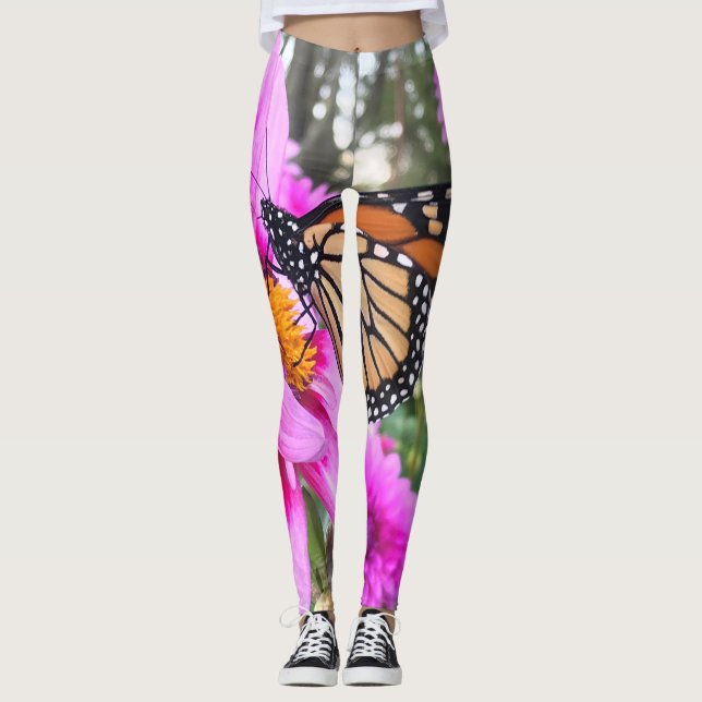 Leggings Légumineuses à papillon (Devant)