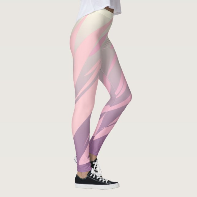 Leggings Légumineuses à papillon rose (Droite)