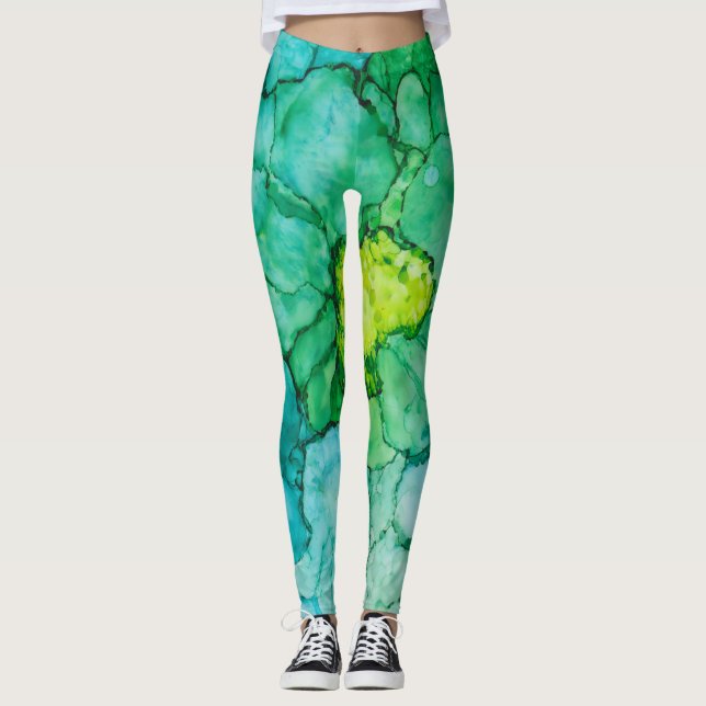 Leggings Légumineuses à pois doux (Devant)