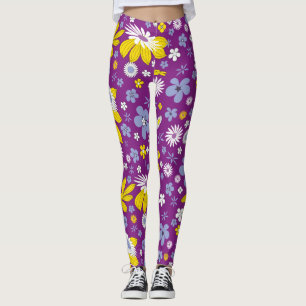 Leggings légumineuses à puissance de fleur