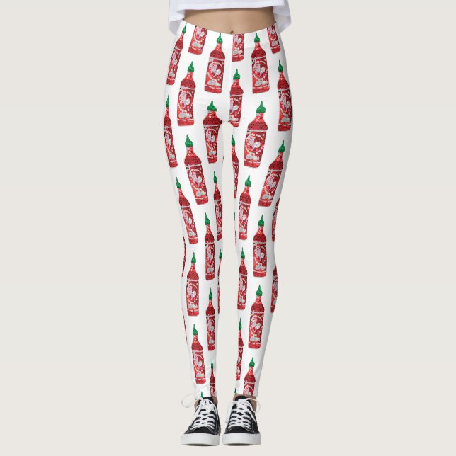 Leggings légumineuses à sauce chaude à paillettes (Devant)