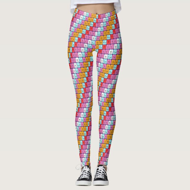 Leggings Légumineuses à table périodique Deutschland (10) (Devant)