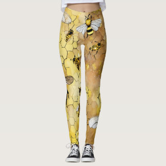 Leggings légumineuses avec abeilles
