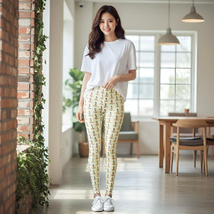 Leggings Légumineuses blanches à neige