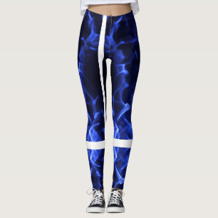 Leggings légumineuses bleues