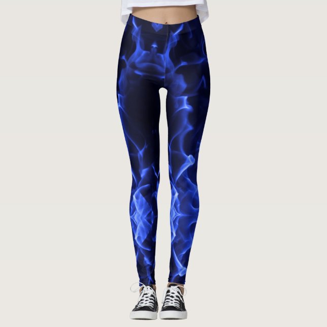 Leggings légumineuses bleues (Devant)
