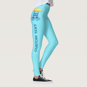 Leggings Légumineuses de dessin animé Carwash