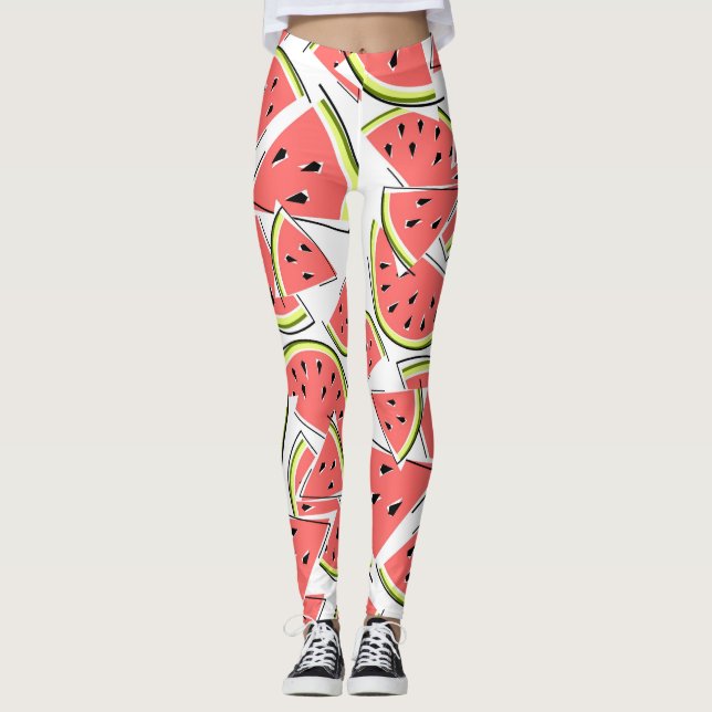 Leggings Légumineuses de pastèque (Devant)