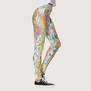 Leggings Légumineuses florales