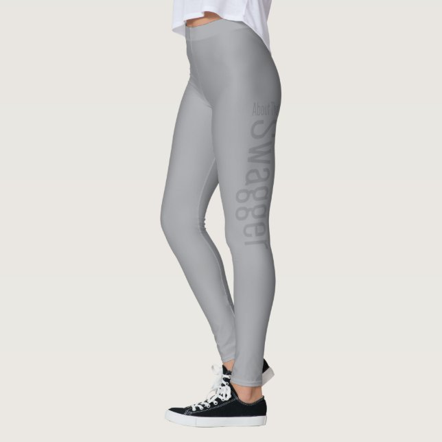 Leggings Légumineuses grises pour femmes, pantalon de yoga, (Gauche)