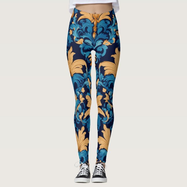 Leggings Légumineuses imprimées pour instructions de mode e (Devant)