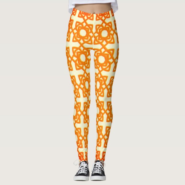 Leggings Légumineuses motifs arabes (Devant)