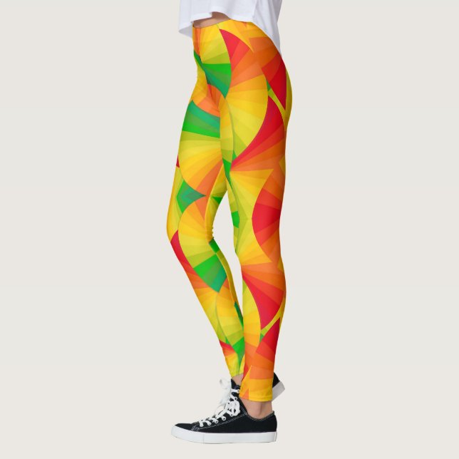 Leggings Légumineuses - Partout - Ventilateurs d'agrumes (Gauche)