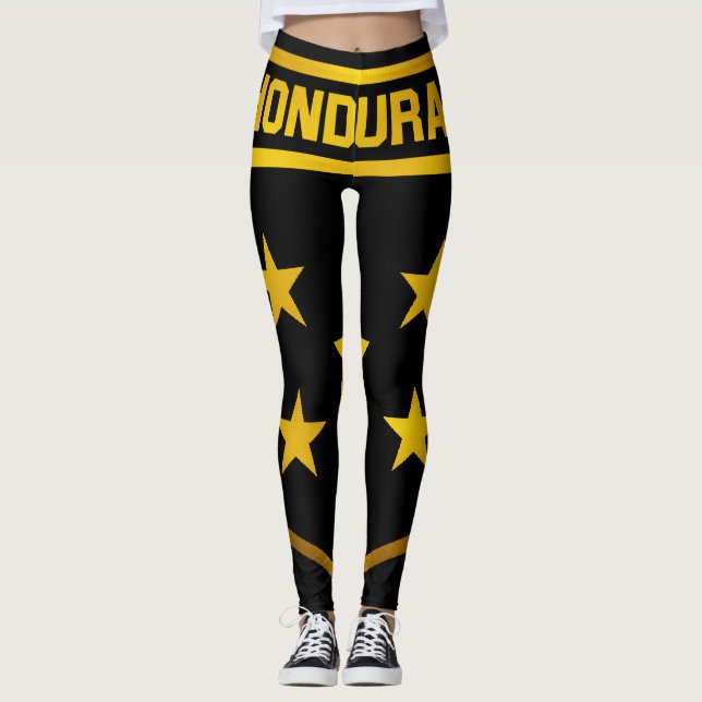 Leggings L'emblème du Honduras (Devant)