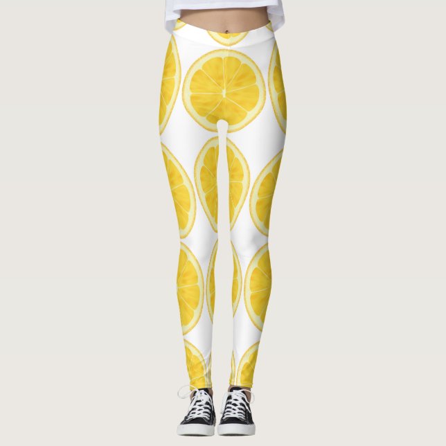 Leggings - Lemon Slice (Front)