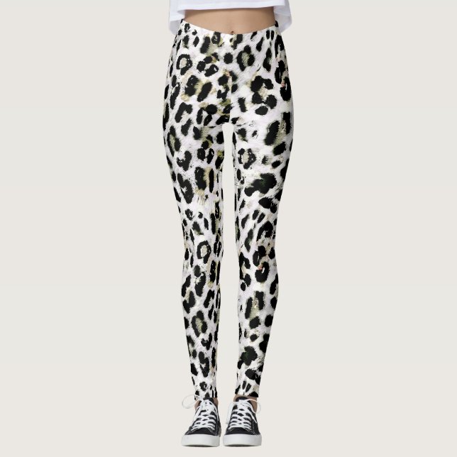 Leggings Leopard - imprimé tacheté animal (Devant)