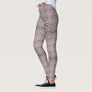 Leggings Leopard rose