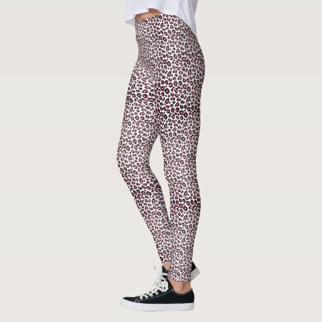 Leggings Leopard rose (Gauche)