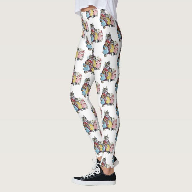 Leggings ~ Les 3 Petits Chatons ~ Original (Gauche)