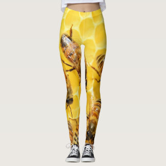 Leggings Les abeilles de miel sur Honeypeb