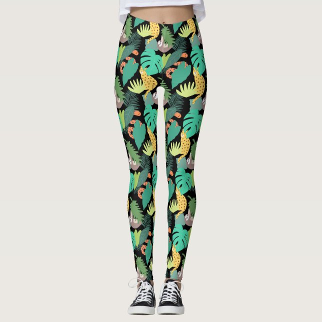 Leggings Les animaux de la jungle (Devant)