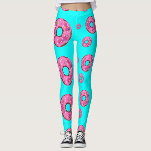 Leggings Les beignets de crème rose
