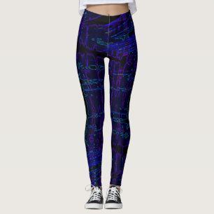 Leggings Les Bleus de la mort