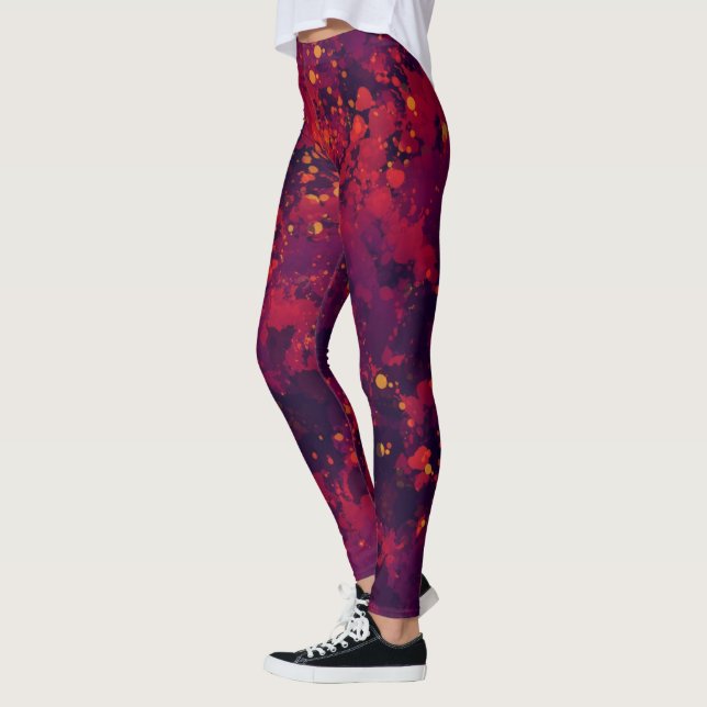 Leggings Les dames du coucher de soleil d'automne (Gauche)