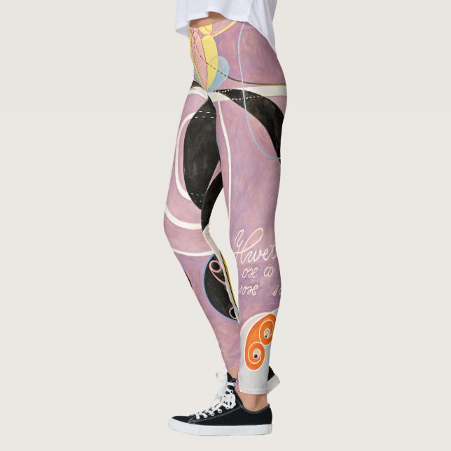 Leggings Les dix plus grands, Groupe IV, No 6 par Hilma af  (Gauche)