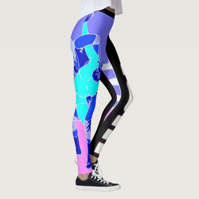 Leggings Les femmes du Rad Mall "80's Wrestling II / WOLG" (Droite)