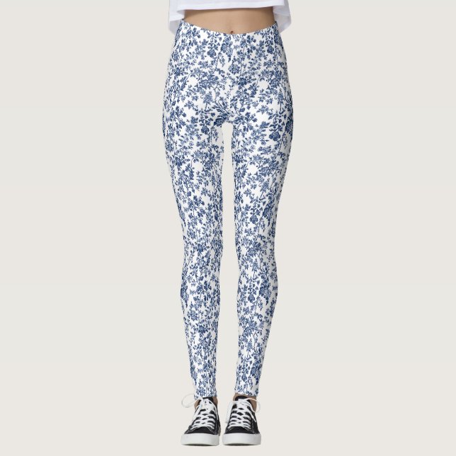Leggings Les Fleurs Fleurissent Pour Leur Propre Joie (Devant)