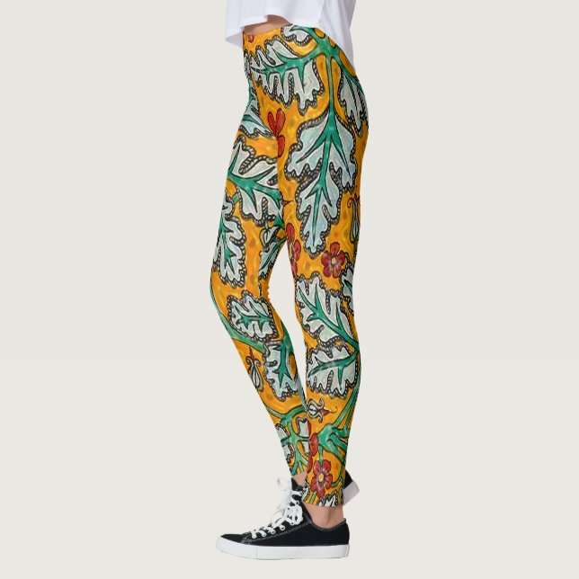 Leggings Les fleurs jaunes de Betty (Gauche)